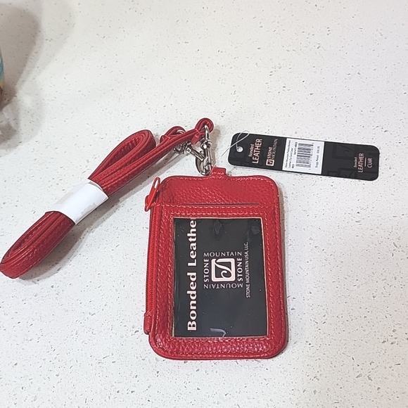 Crossbody Leather credit card, ID, money holder New with tags - Picture 2 of 5